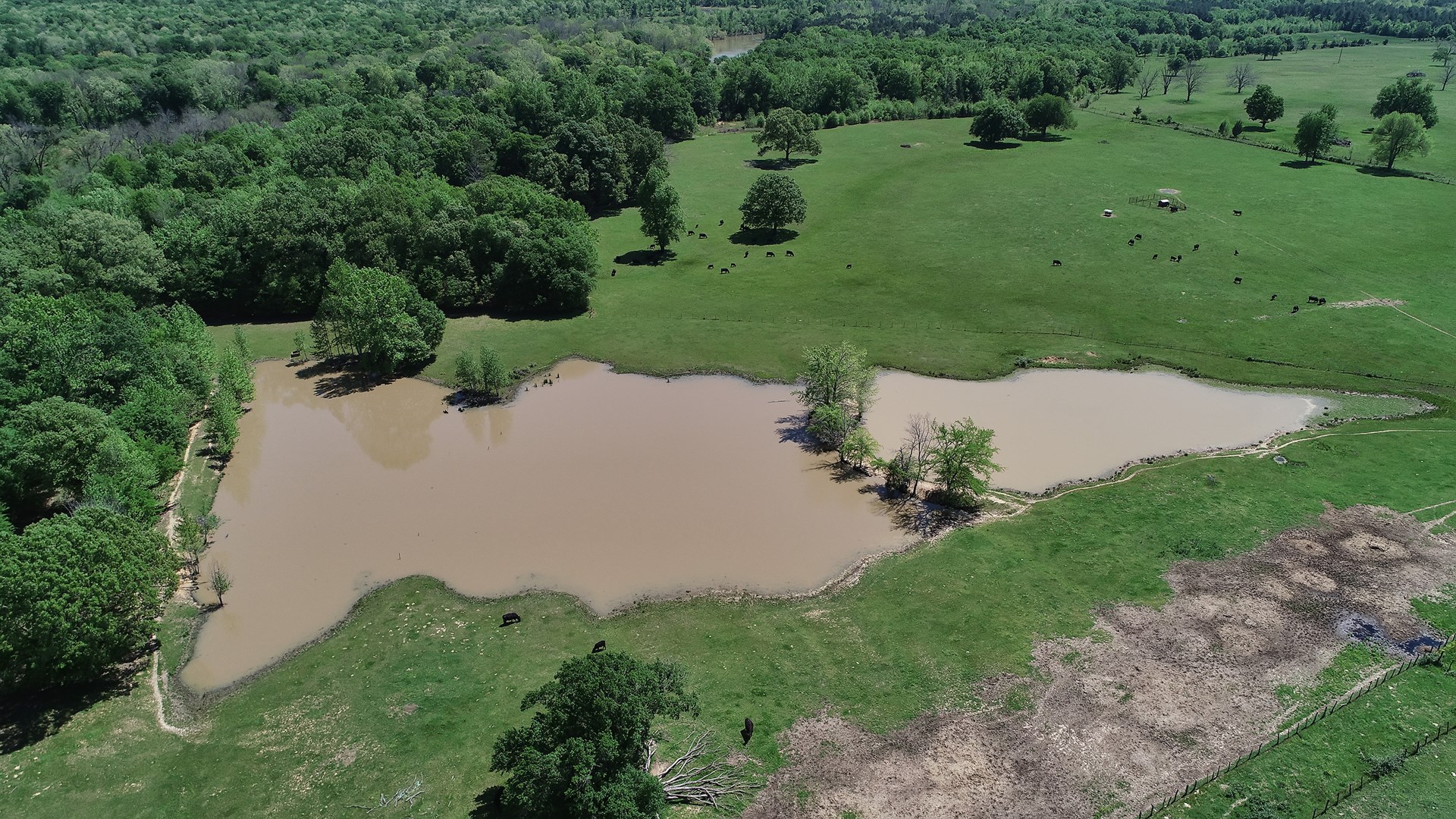 Riverfront Cattle Ranch in Sawyer, OK for Sale UCRP
