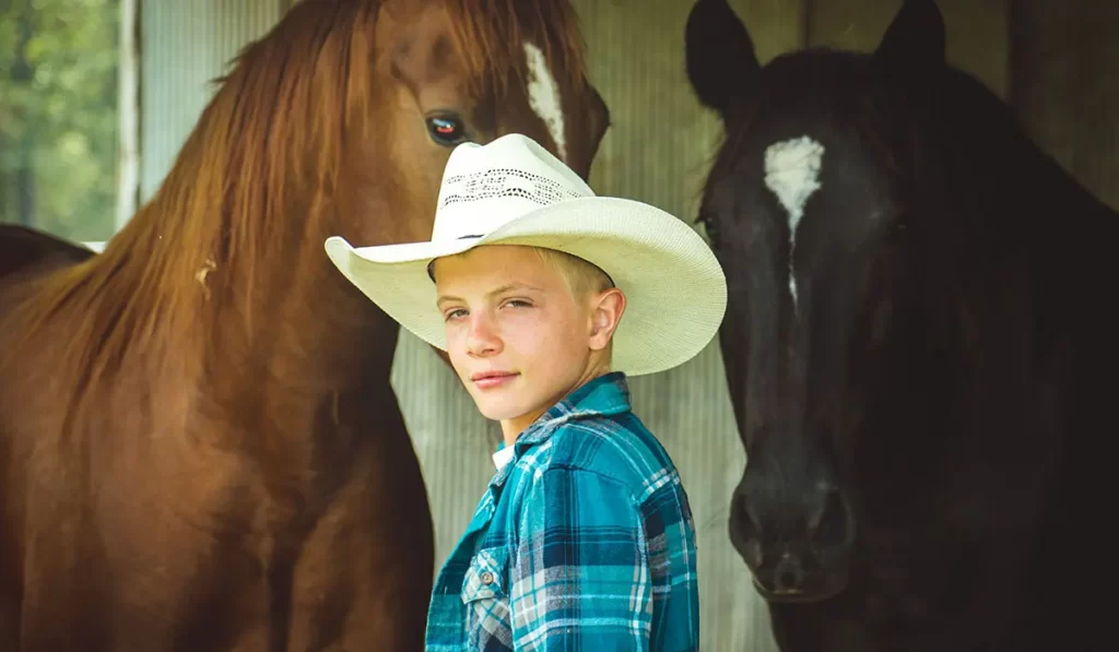 Young rancher - generational ranching